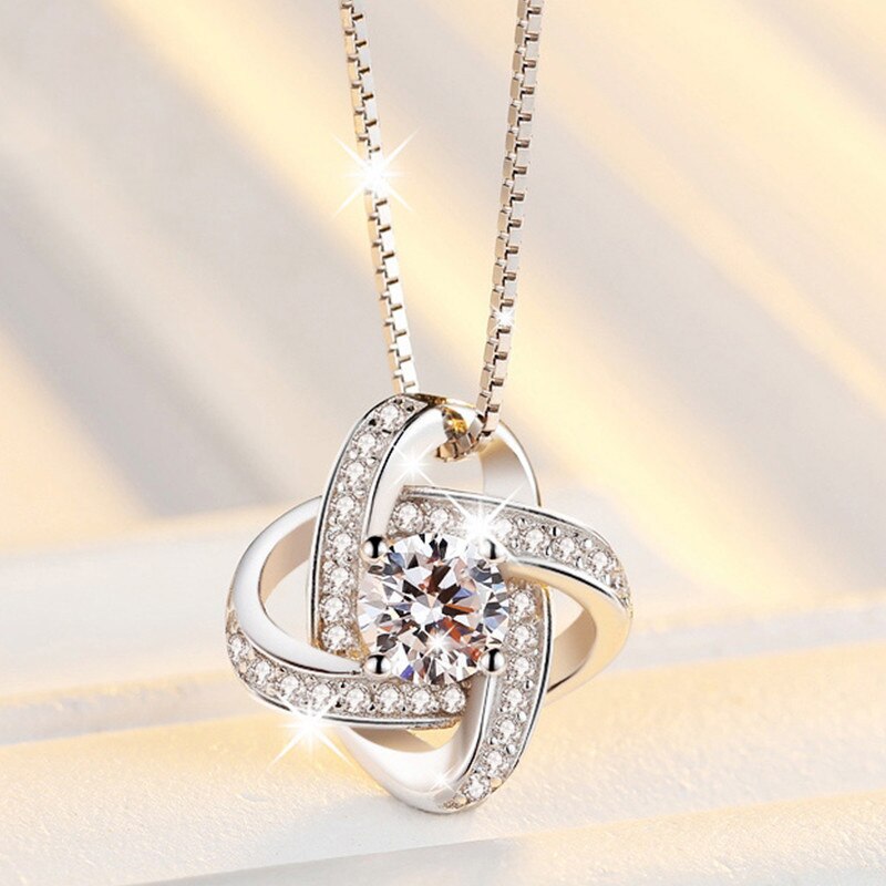 Love Knot Necklace Love & Light - To My Daughter