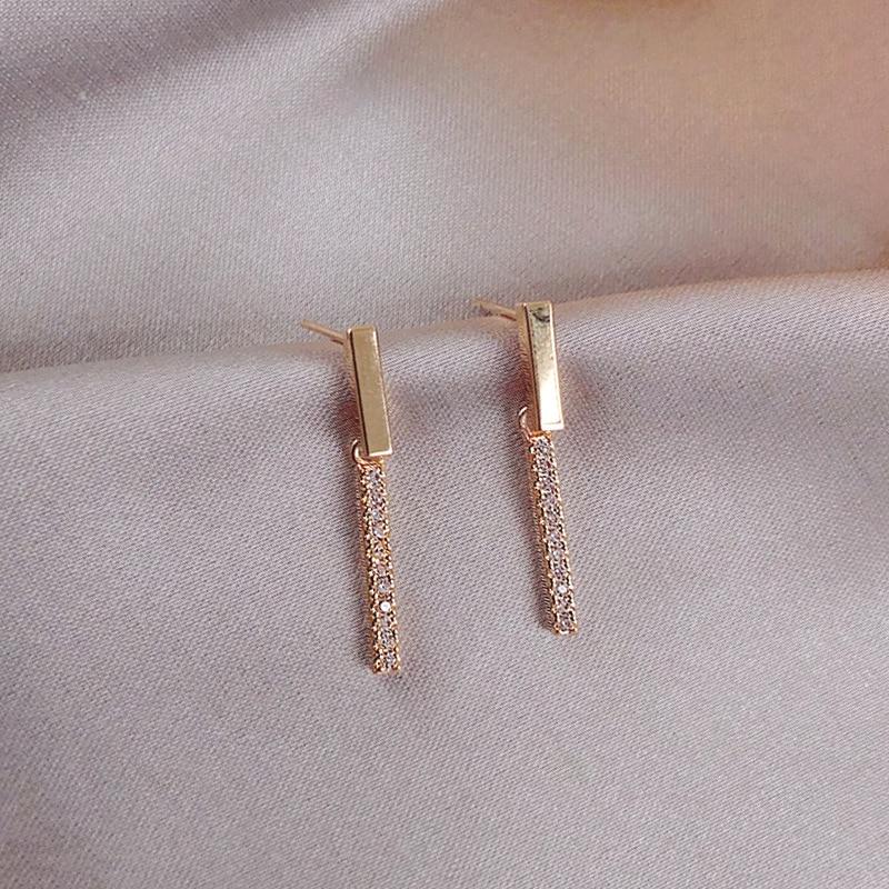 Geometric Pendant Earrings