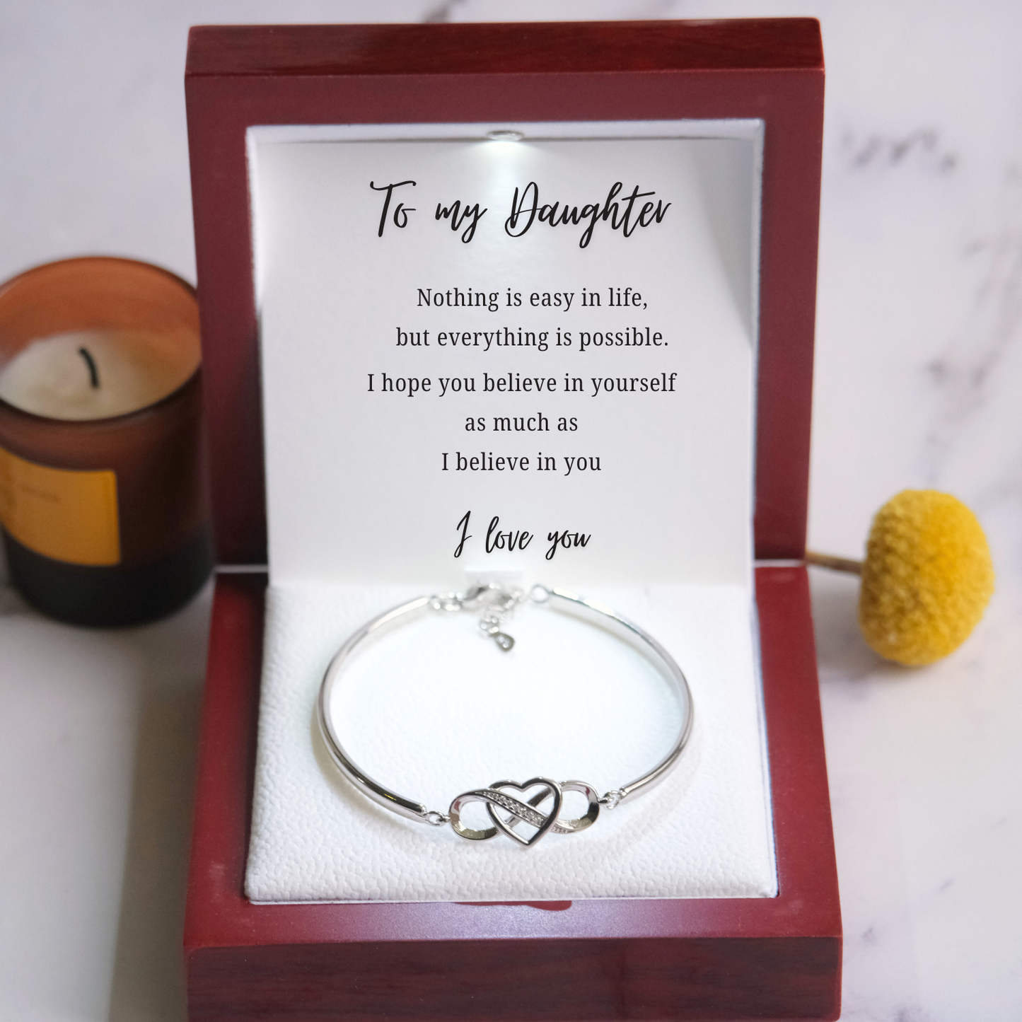 To my Daughter - Infinity Bracelet