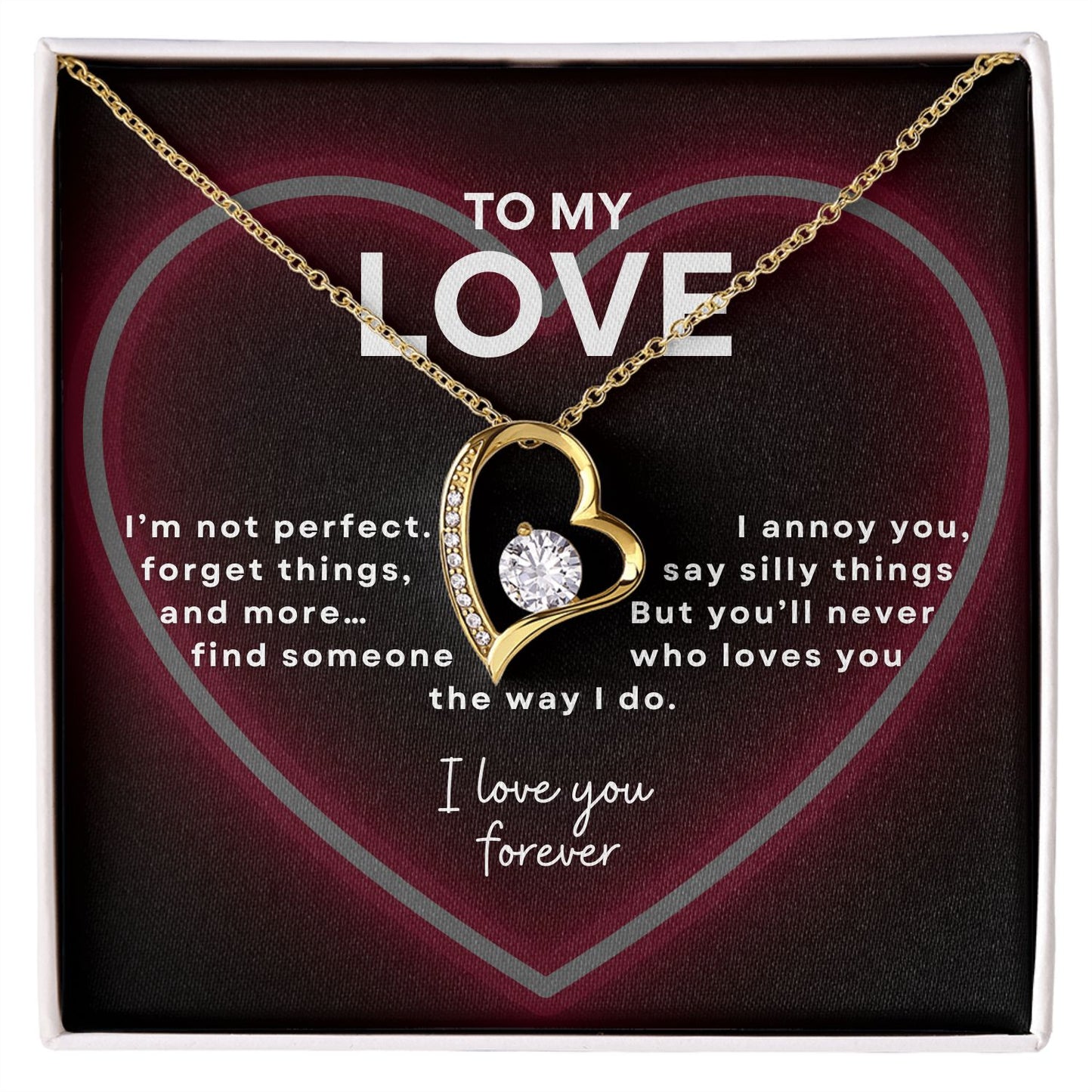 To My Love- I love you forever - V2