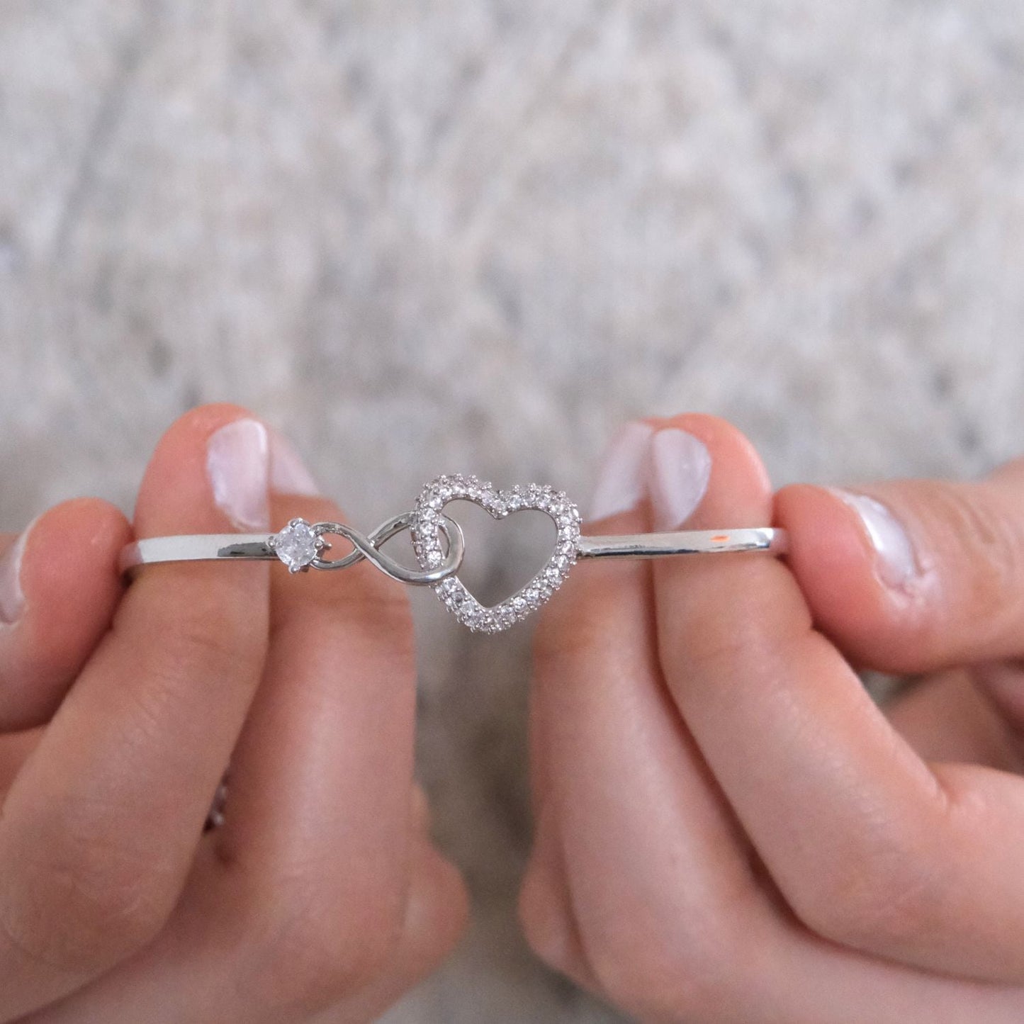 Mother & Daughter - Eternal bond - Infinity Heart Bracelet