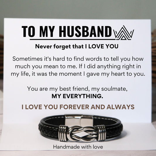 To my husband -  Always remember how much  I LOVE YOU