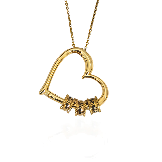 Family's Love Engraved Personalized Pendant with LED Box