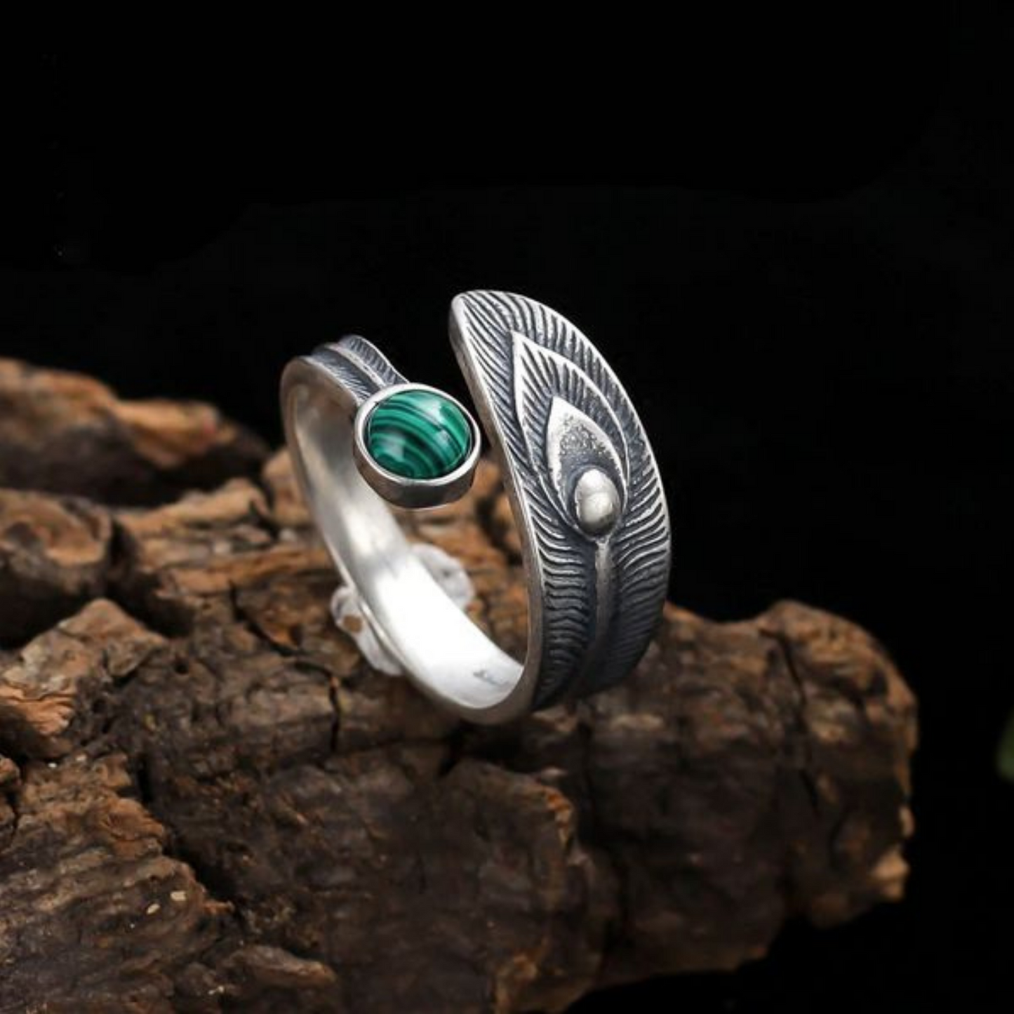 Empower Malachite Ring - To My Granddaughter