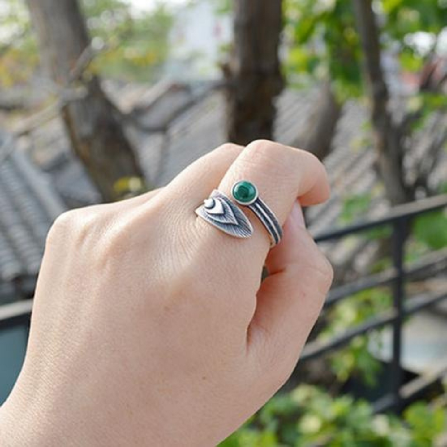 Empower Malachite Ring - To My Daughter