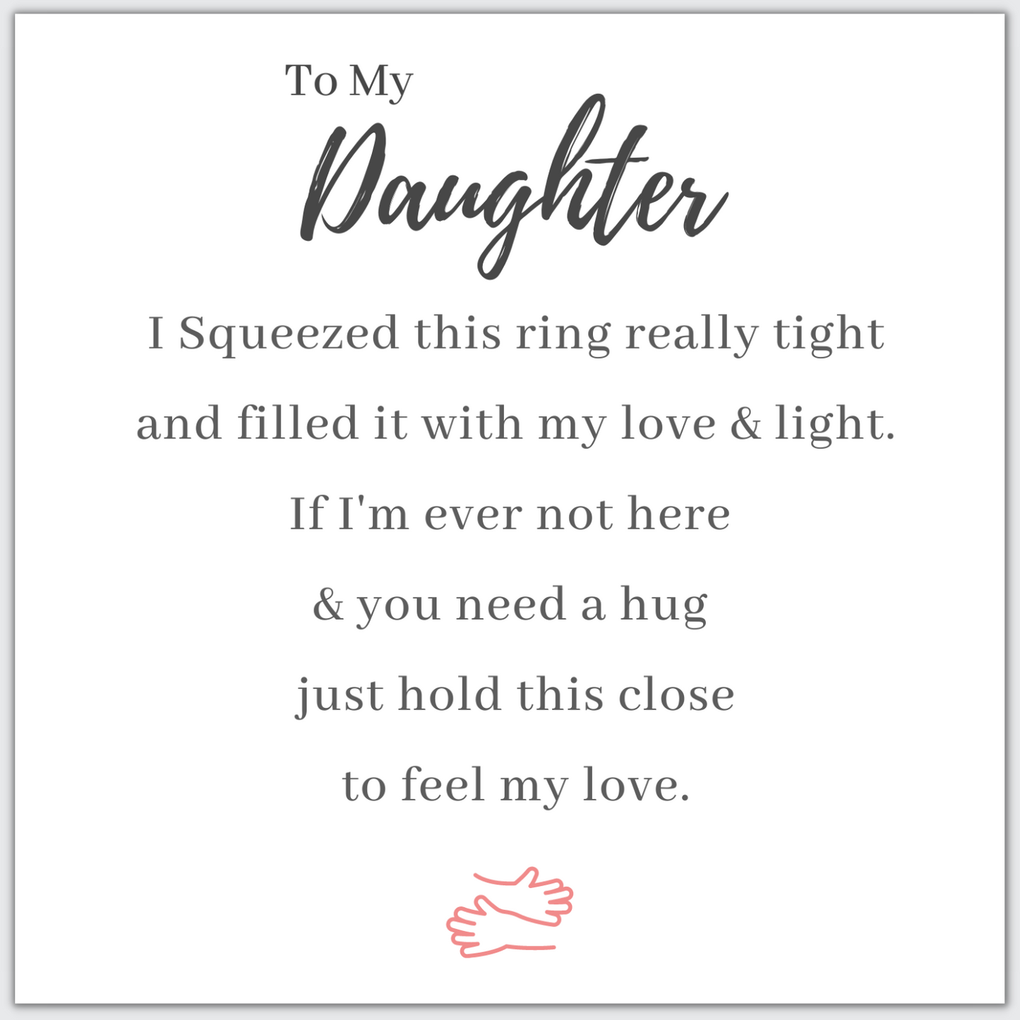 To My Daughter - Love and Light