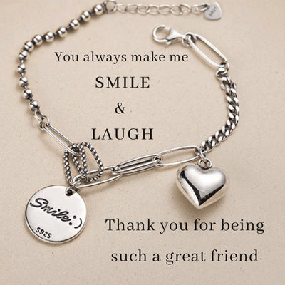 smile bracelet for friend
