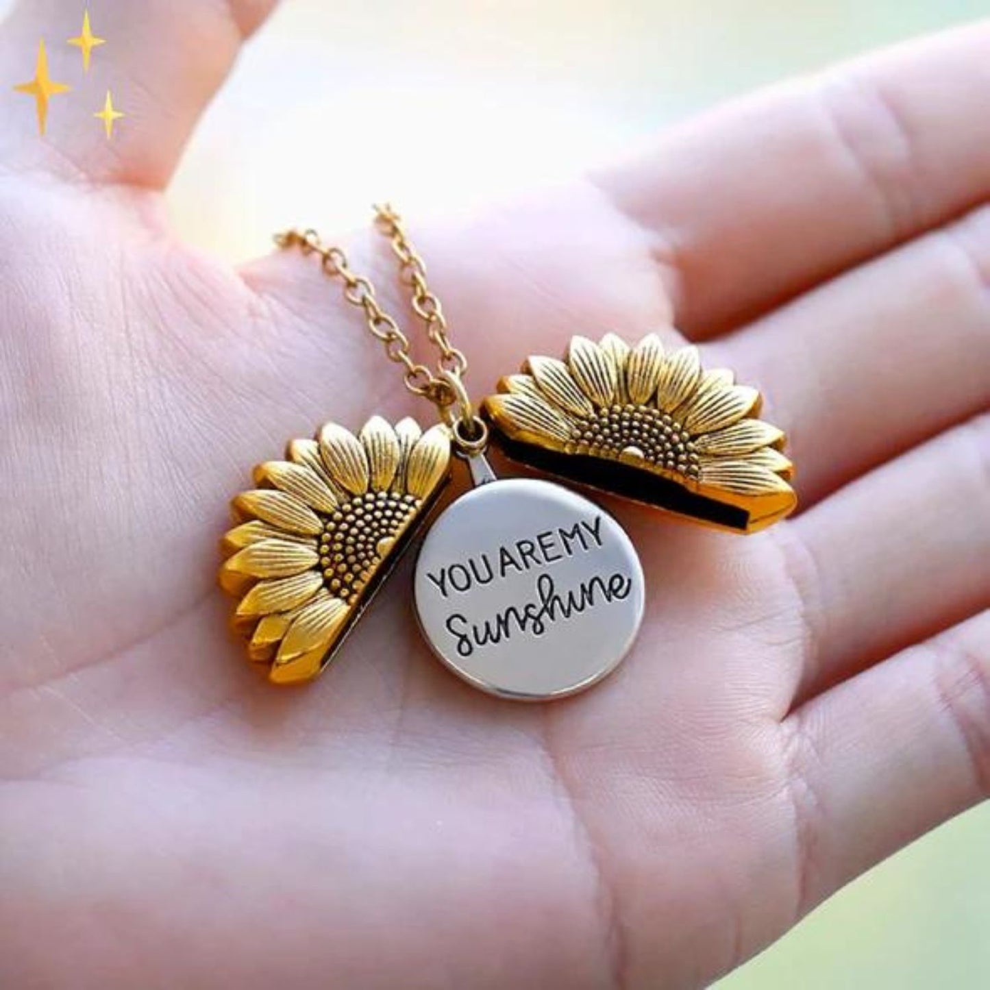 "You Are My Sunshine" Necklace - To My Granddaughter