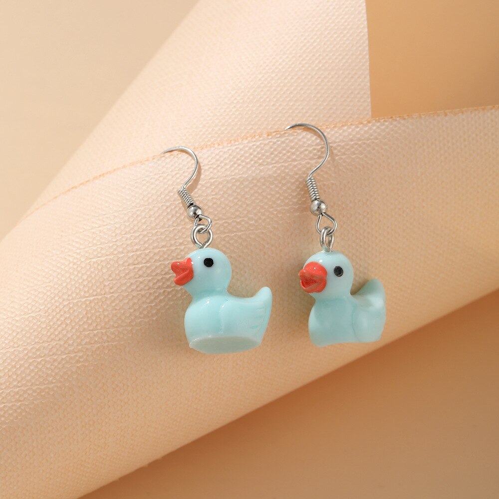 Cute Duck Stud Earrings