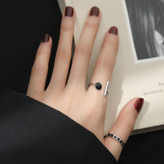 Black Stone Ring