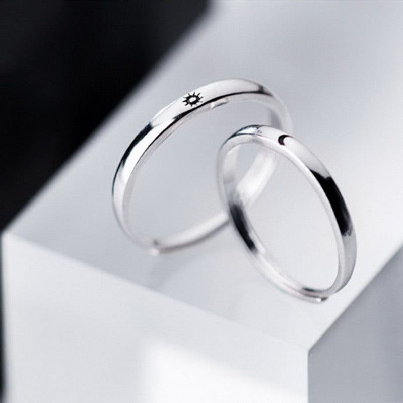 Moon & Star Ring