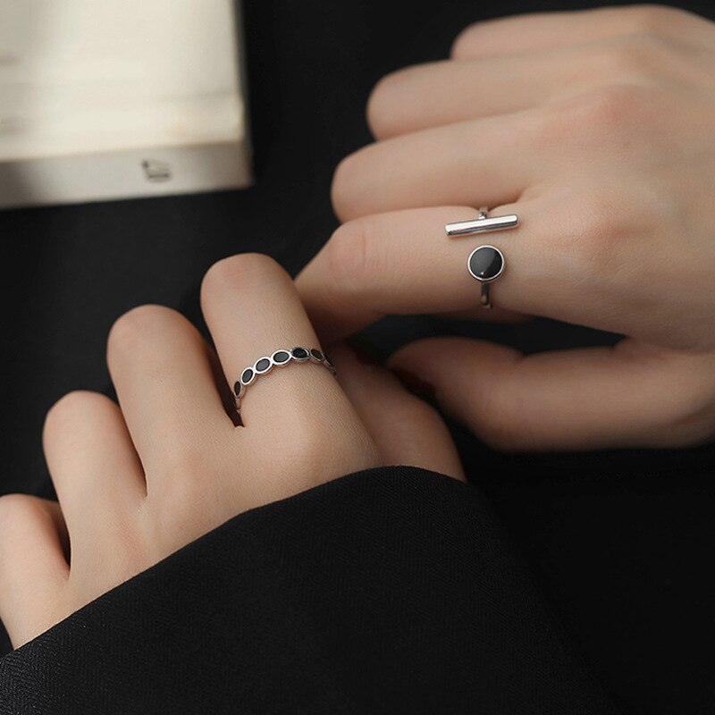 Black Stone Ring