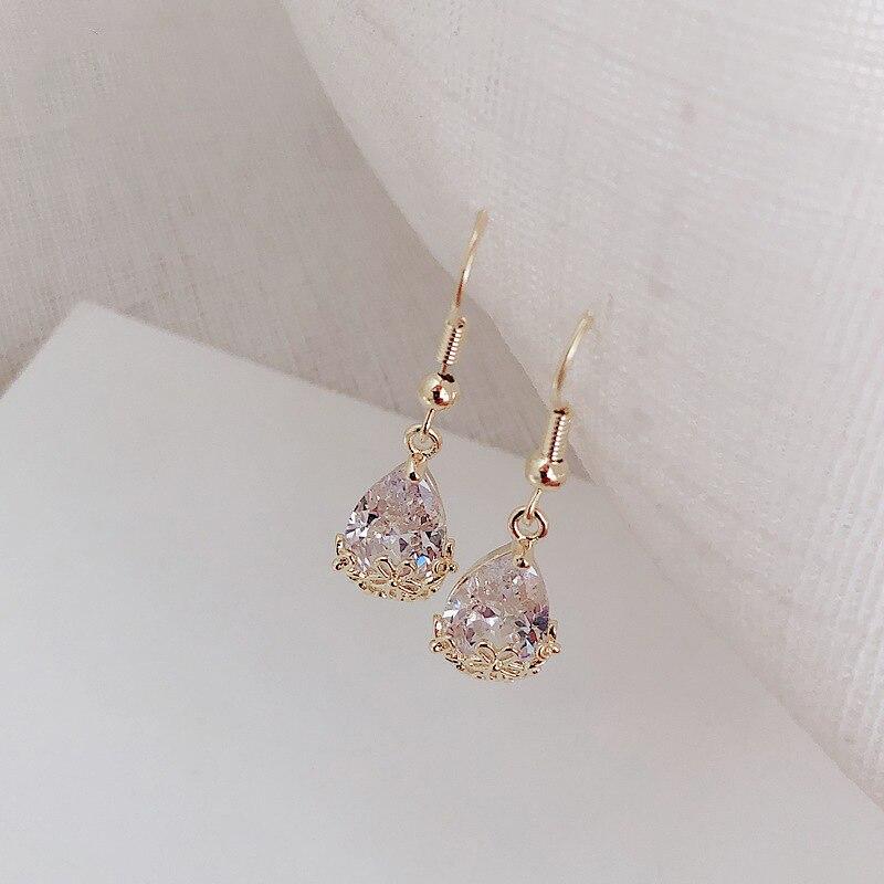 Water Drop Crystal Earrings