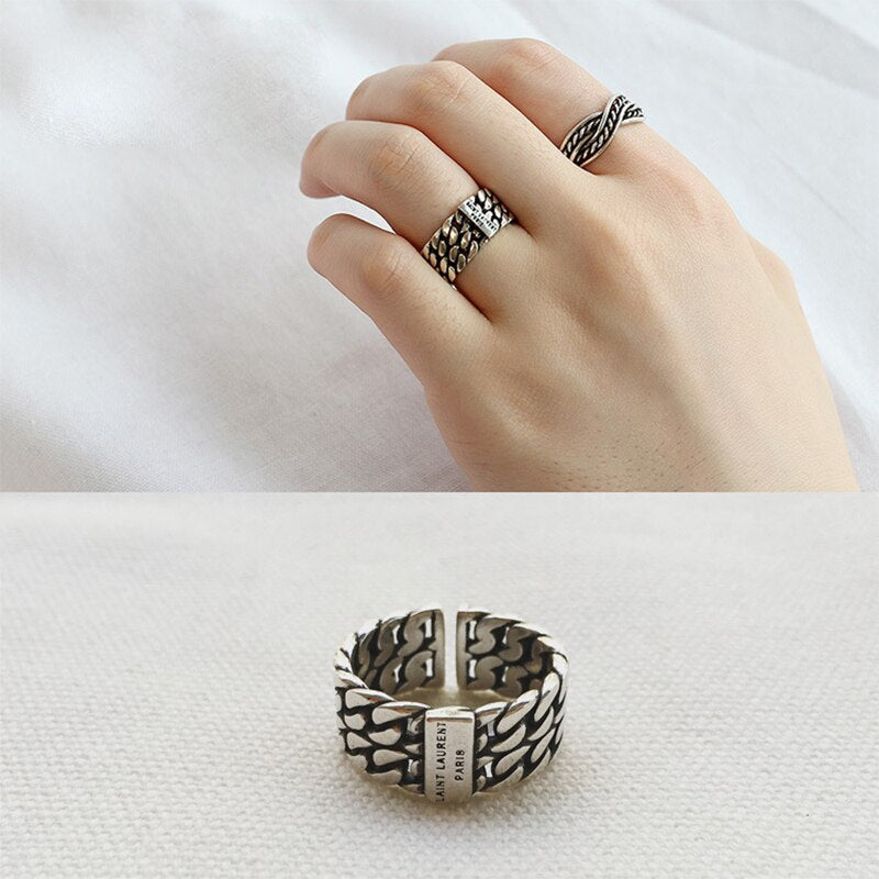 Open adjustable Ring CHAIN