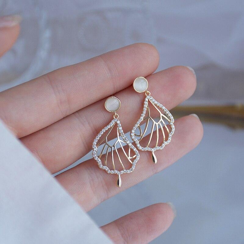 Abstract Leaves Earrings