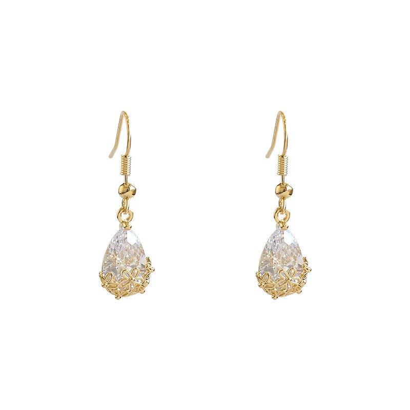 Water Drop Crystal Earrings