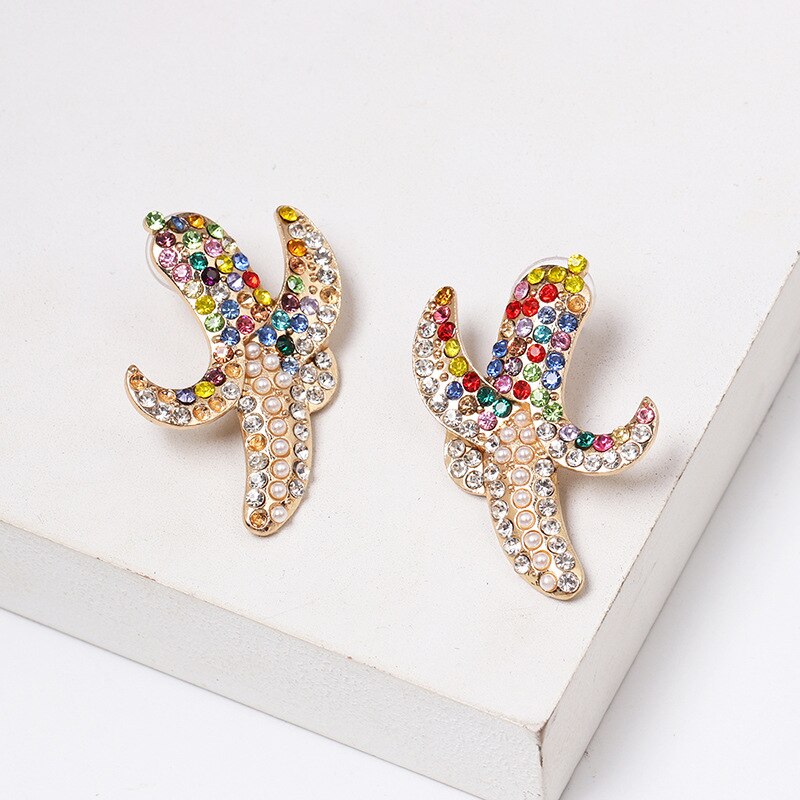 Crystal Banana Earrings