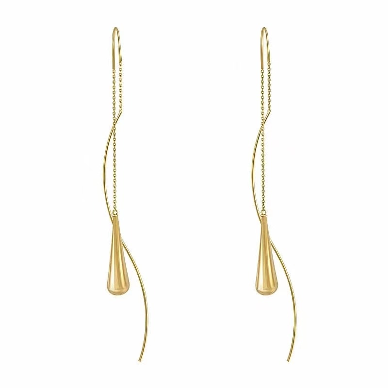 Gold Drop Earrings