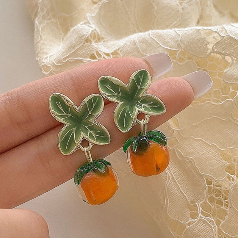 Sweet Orange Earrings