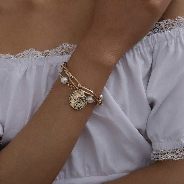 Cuban Pearl Bracelets