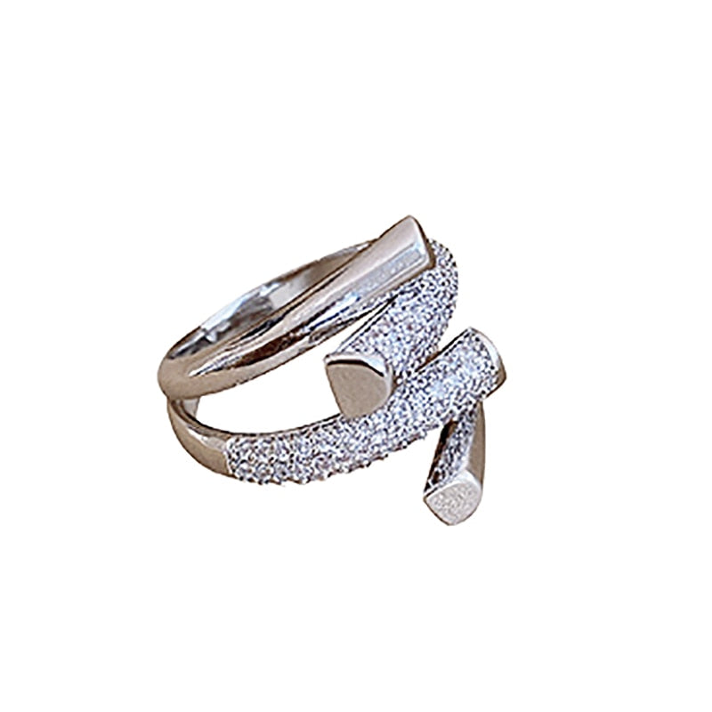 Silver Wrap Open Ring