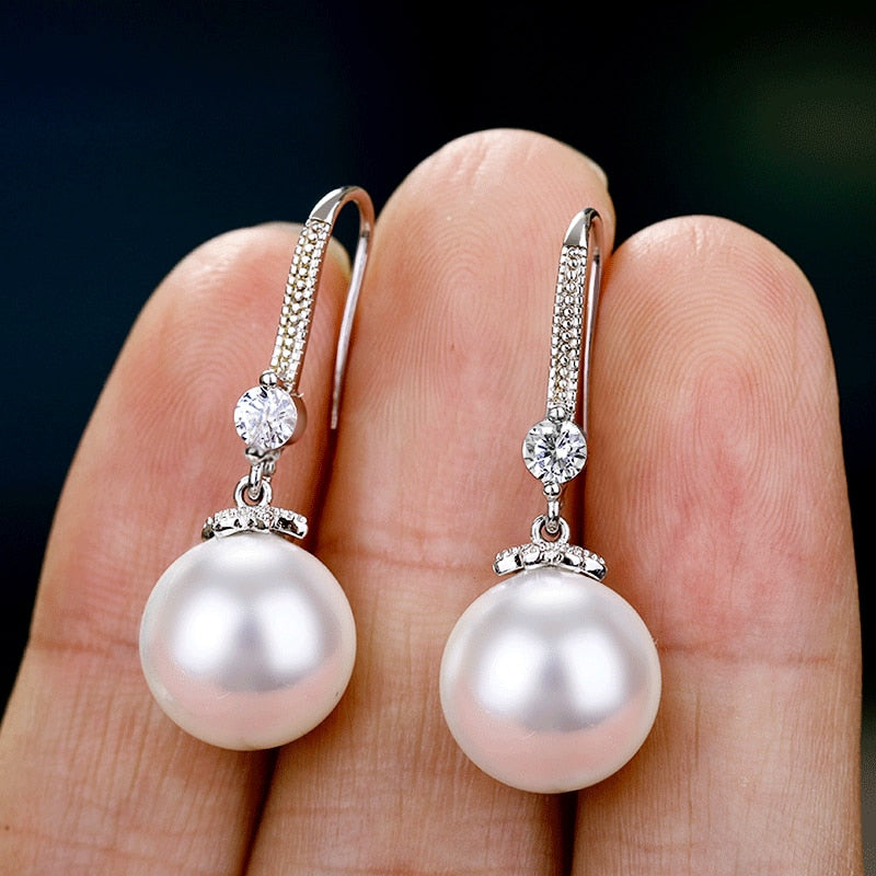 Elegant Pearl Earrings