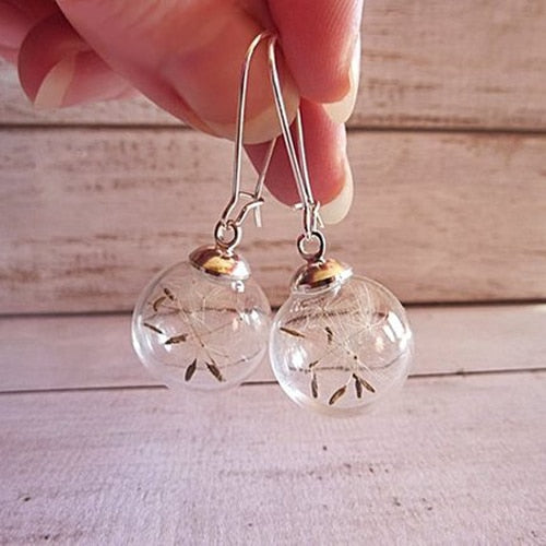 Forever Long Dandelion Earrings