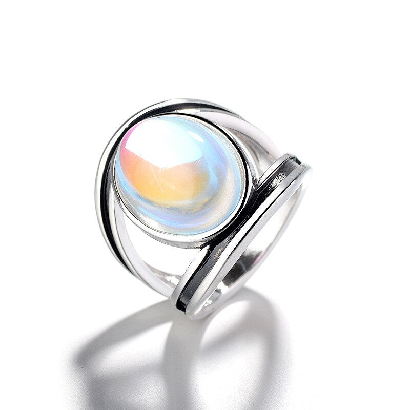 Moon Stone Ring