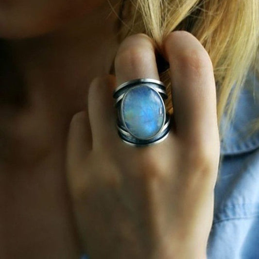 Moon Stone Ring