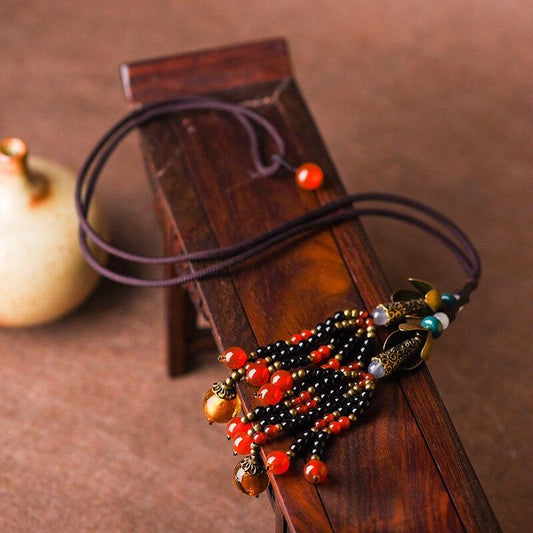 Ethnic Sweater Necklace