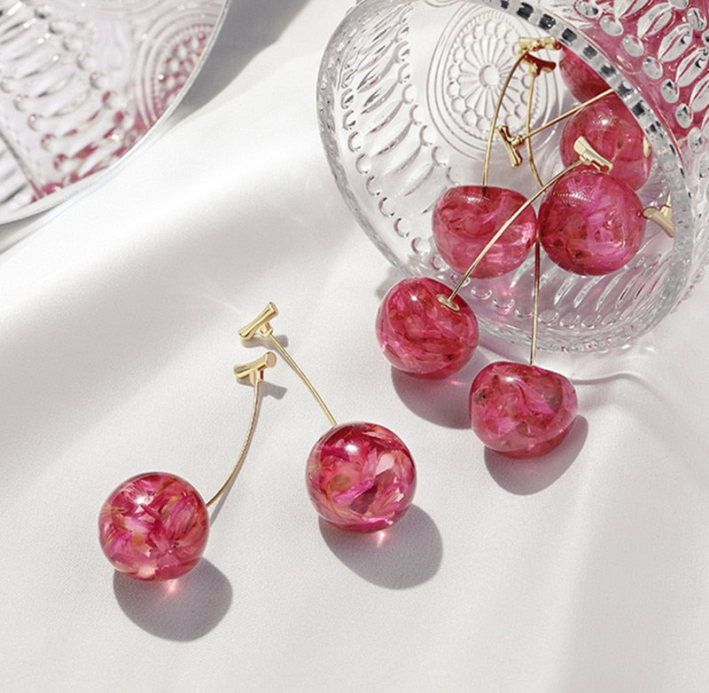 Sweet Cherry Earrings