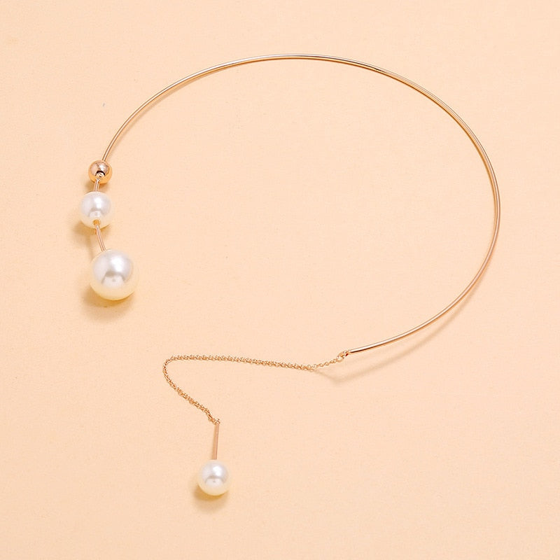 Open Pearl Necklace