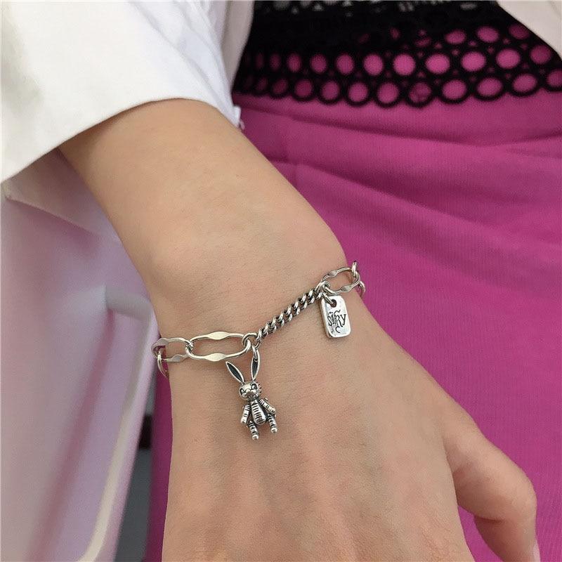 Vintage Rabbit Charm Bracelet