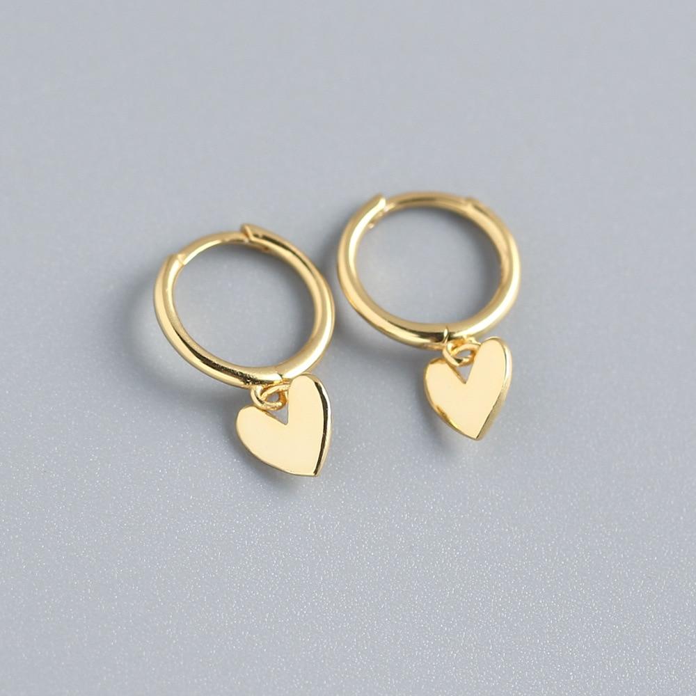 Hearty Hoop Earrings