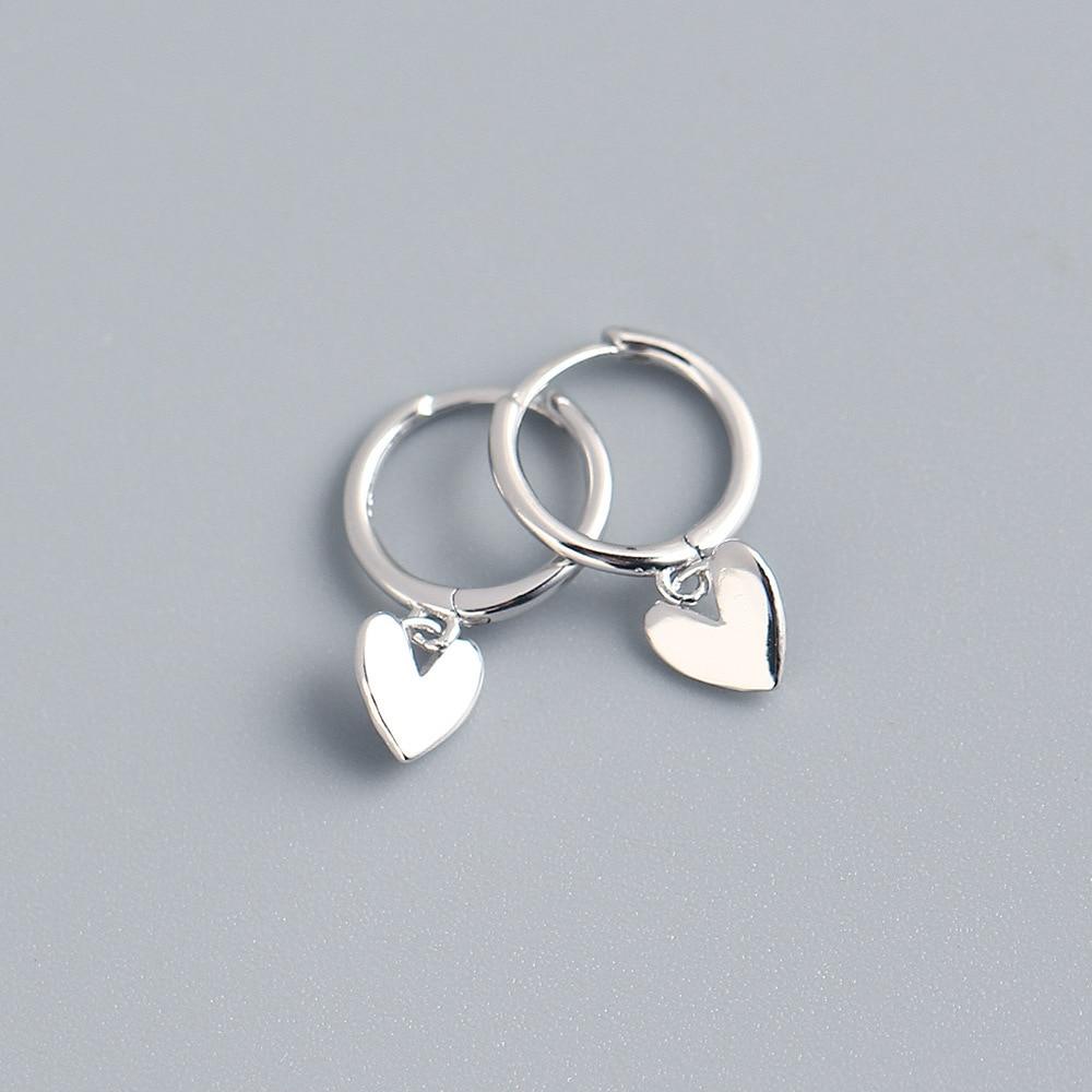 Hearty Hoop Earrings