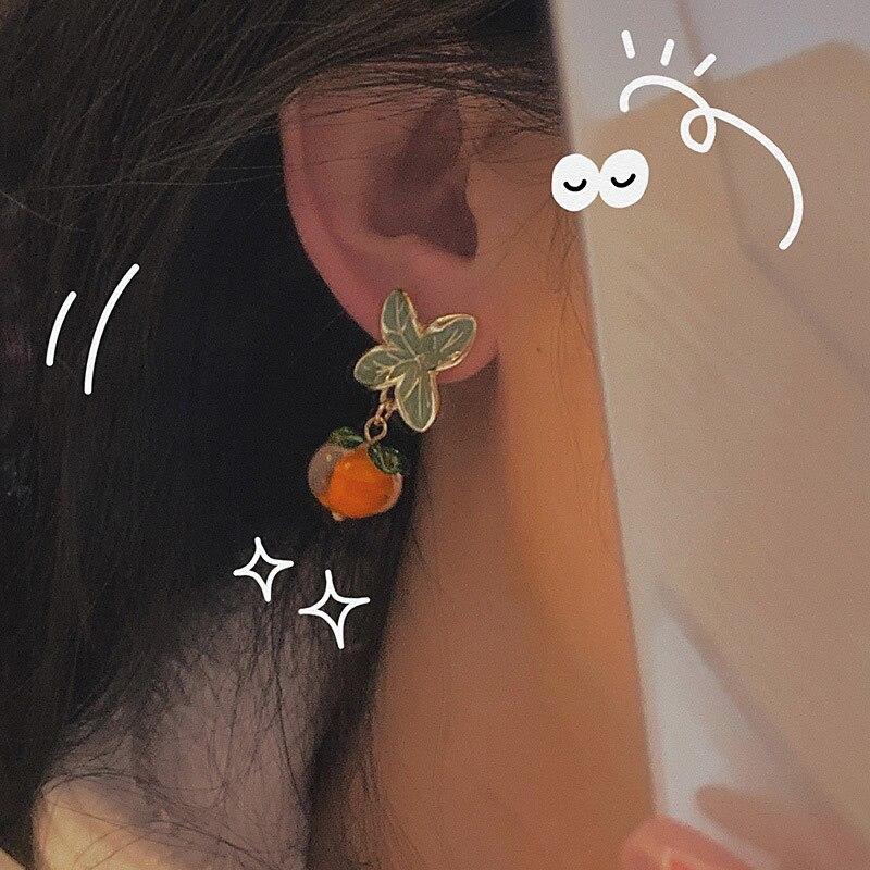 Sweet Orange Earrings