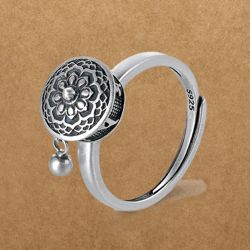 Tibetan Lotus Mandala Lucky Ring - 1+1 FREE