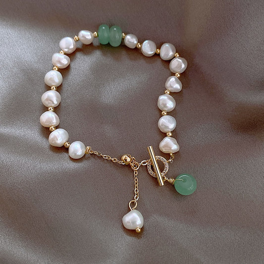 Pearl & Aventurine Bracelet