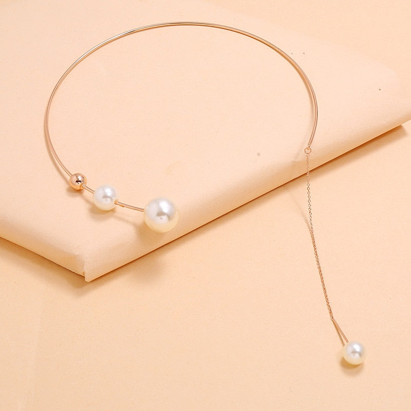 Open Pearl Necklace