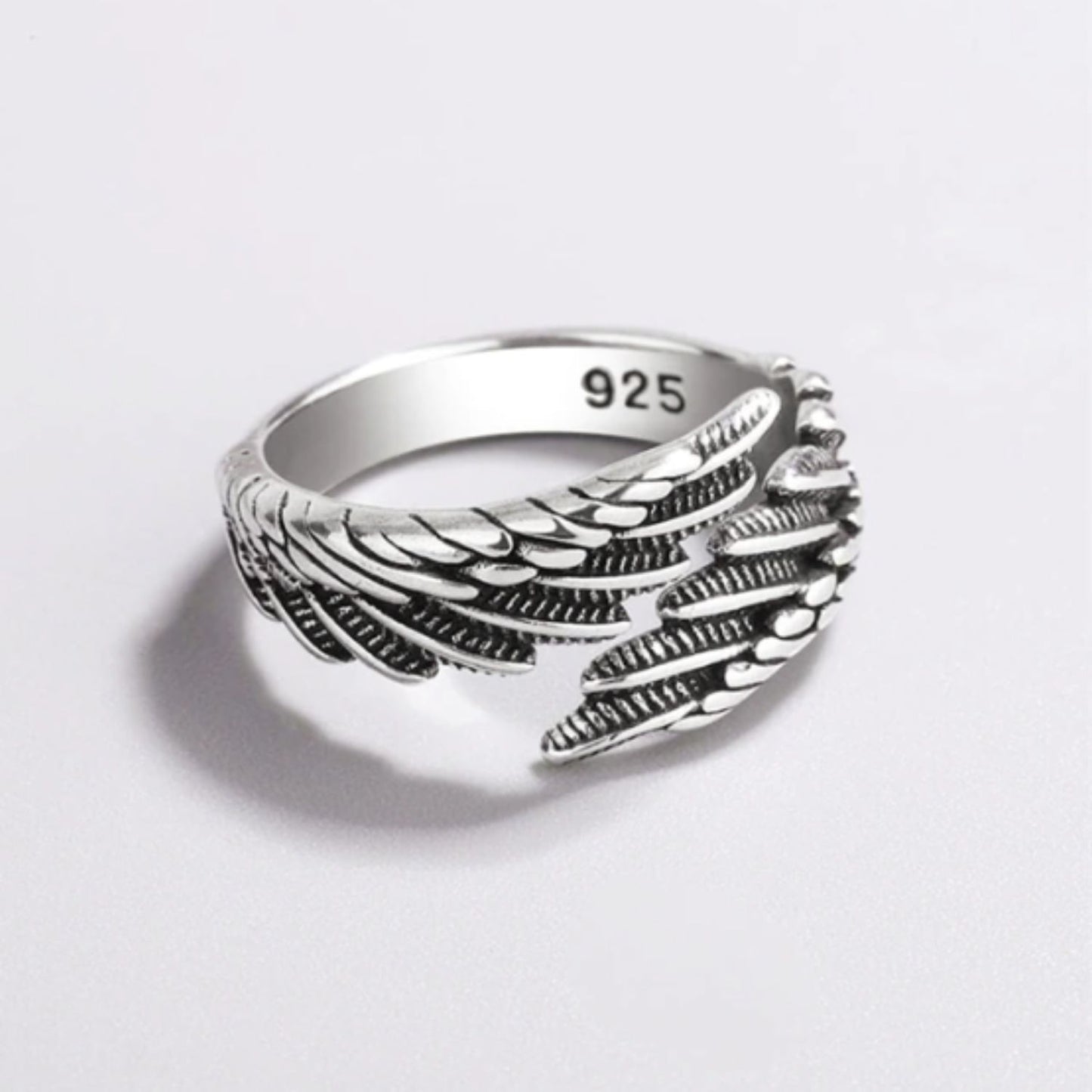 Vintage Feather Ring S925