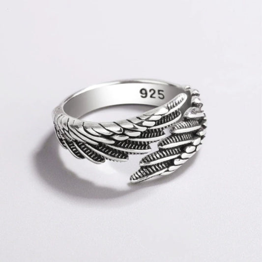 Vintage Feather Ring S925