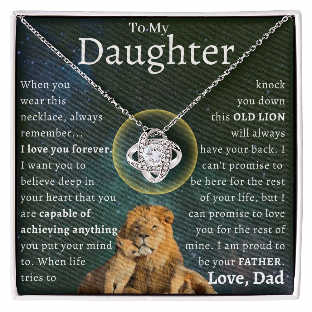 To my Daughter -  Capable of achieving anything -  Lion