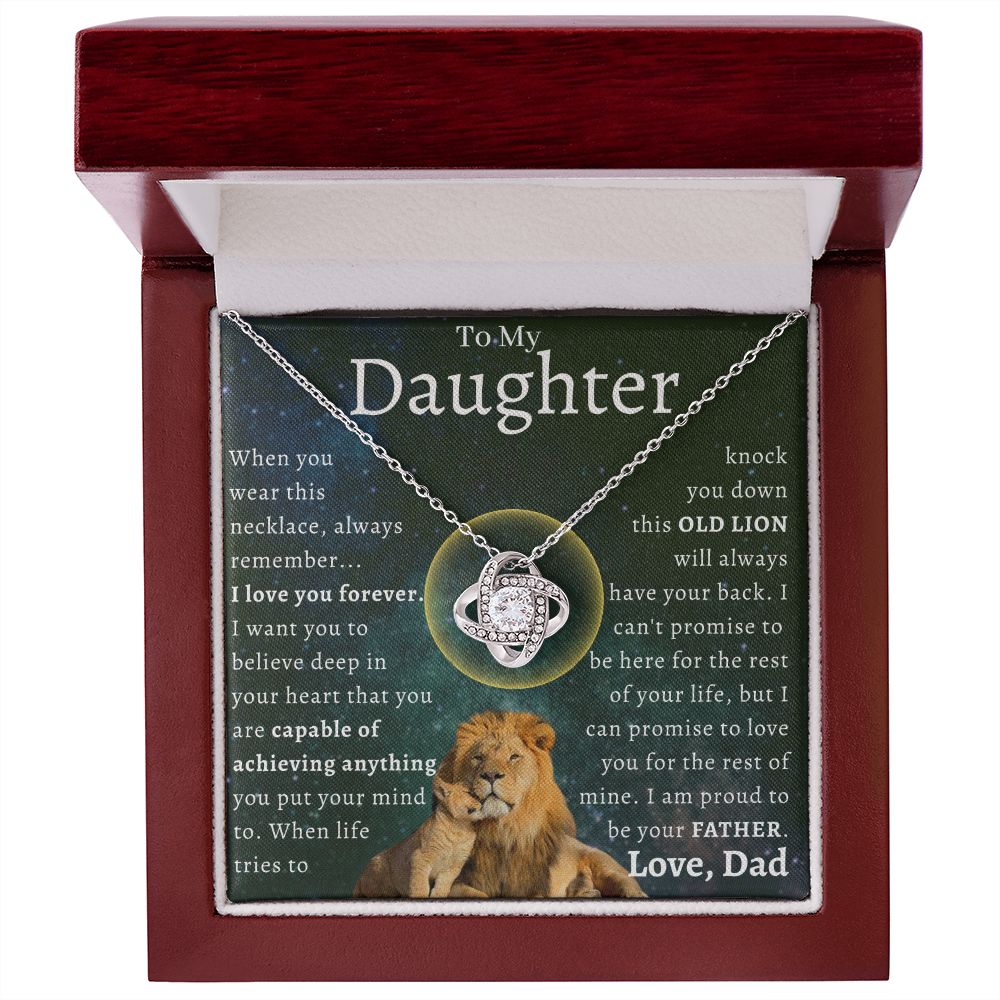 To my Daughter -  Capable of achieving anything -  Lion