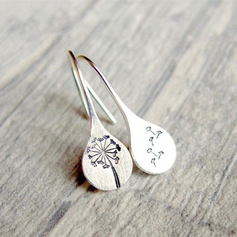 make a wish earrings-dandelion earrings