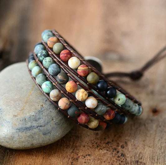 Stress Relieving Jasper Bracelet