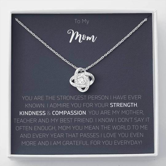 LOVE KNOT NECKLACE - To my mom