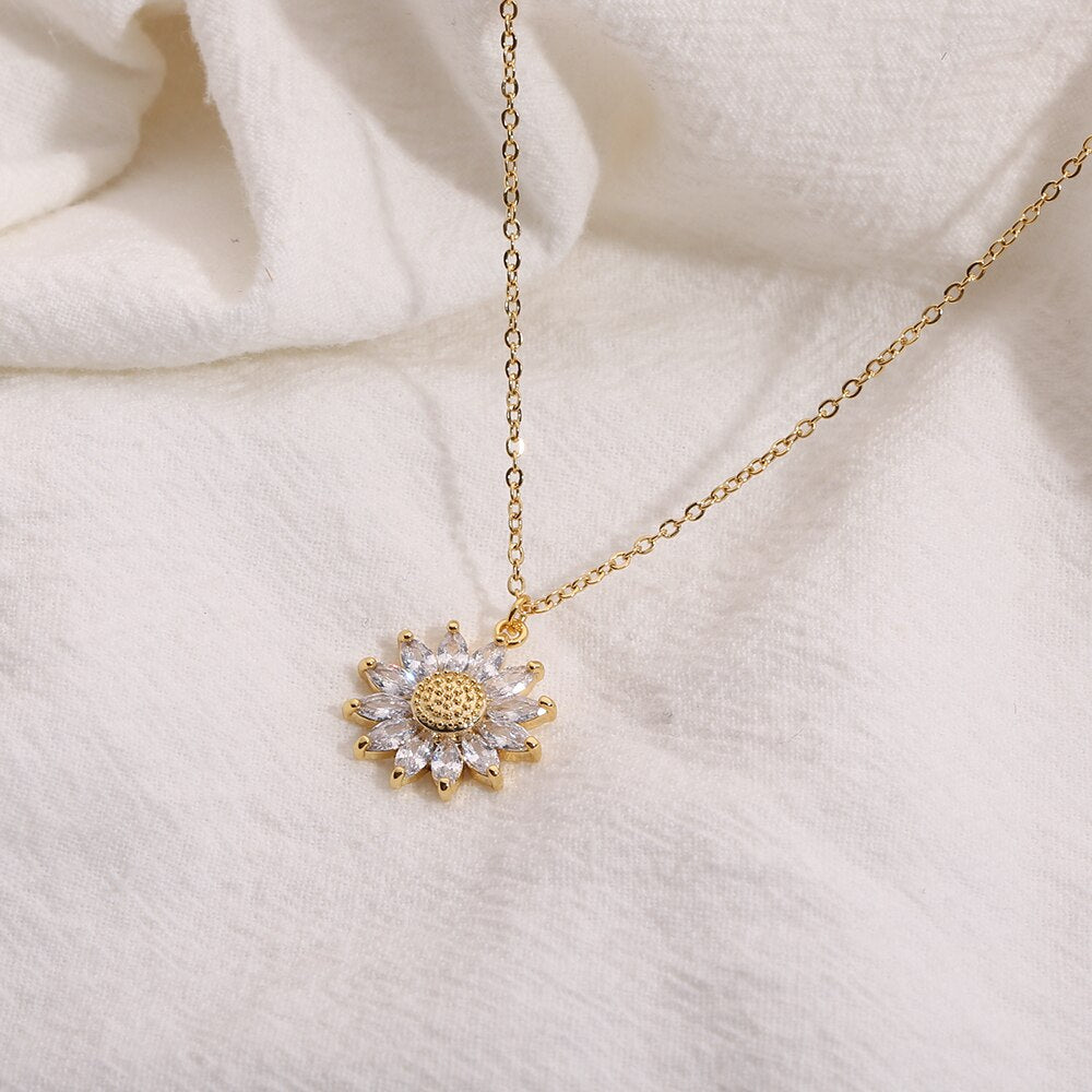 Sunflower Necklace