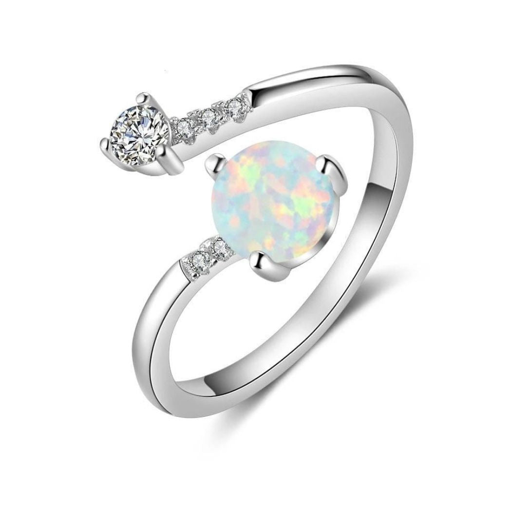 Opal Birthstone ring S925 Silver