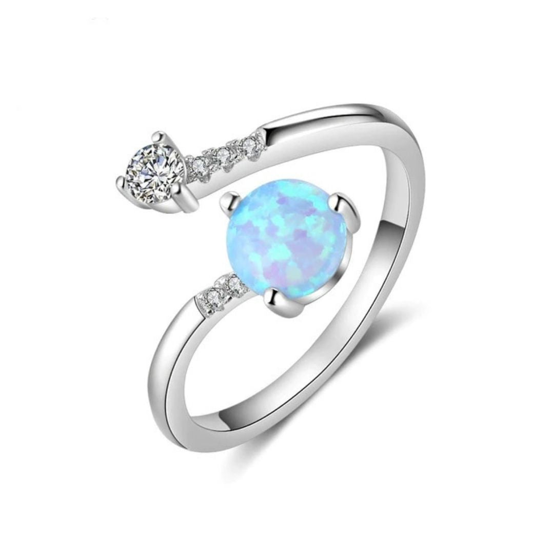 Opal Birthstone ring S925 Silver