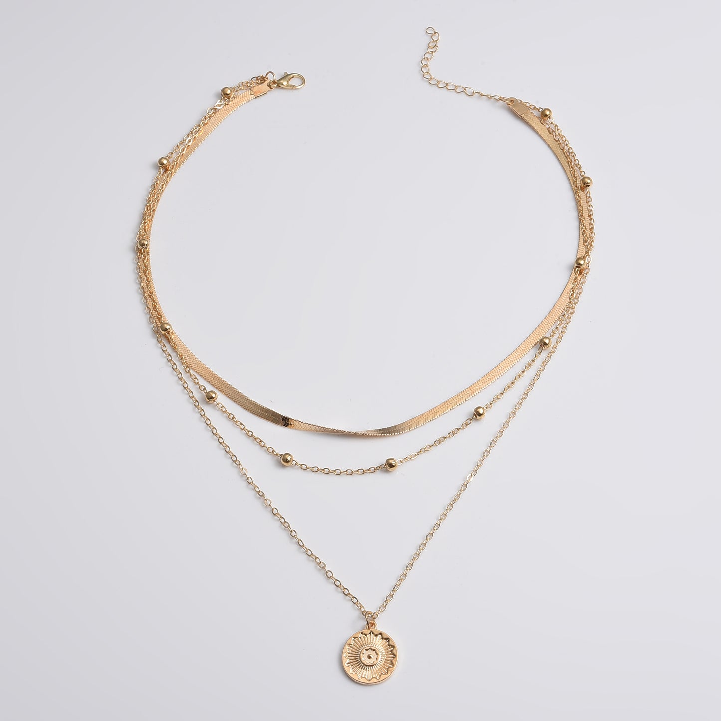 Sunshine | Sunbeam Layering Set Necklace